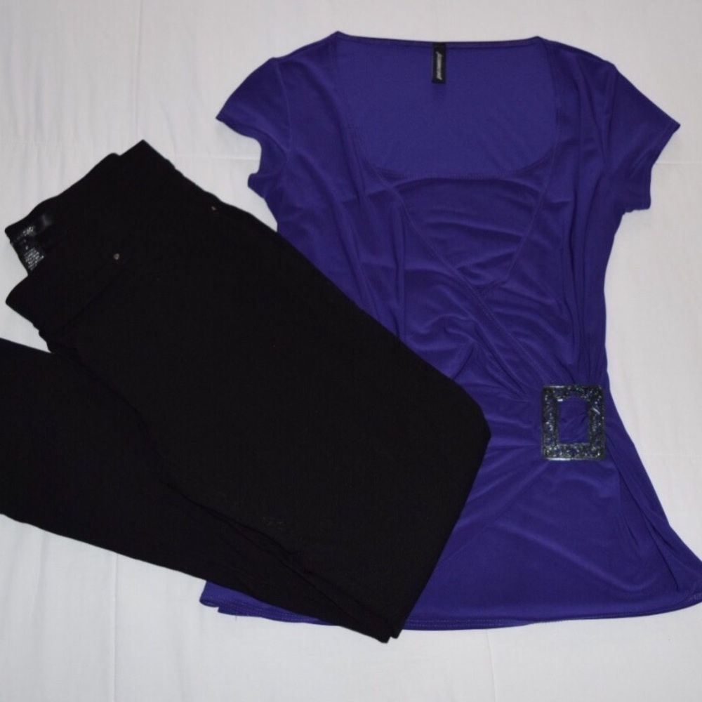 🌻 Jason maxwell purple blouse